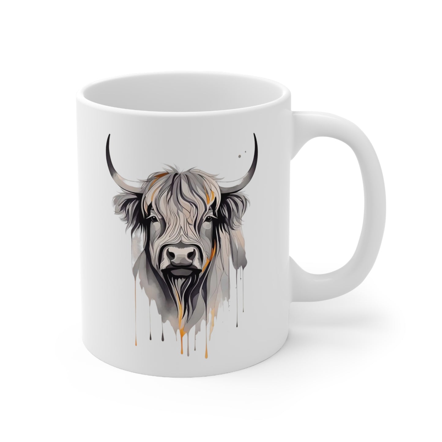 Highland Cow Ceramic Mug 11oz