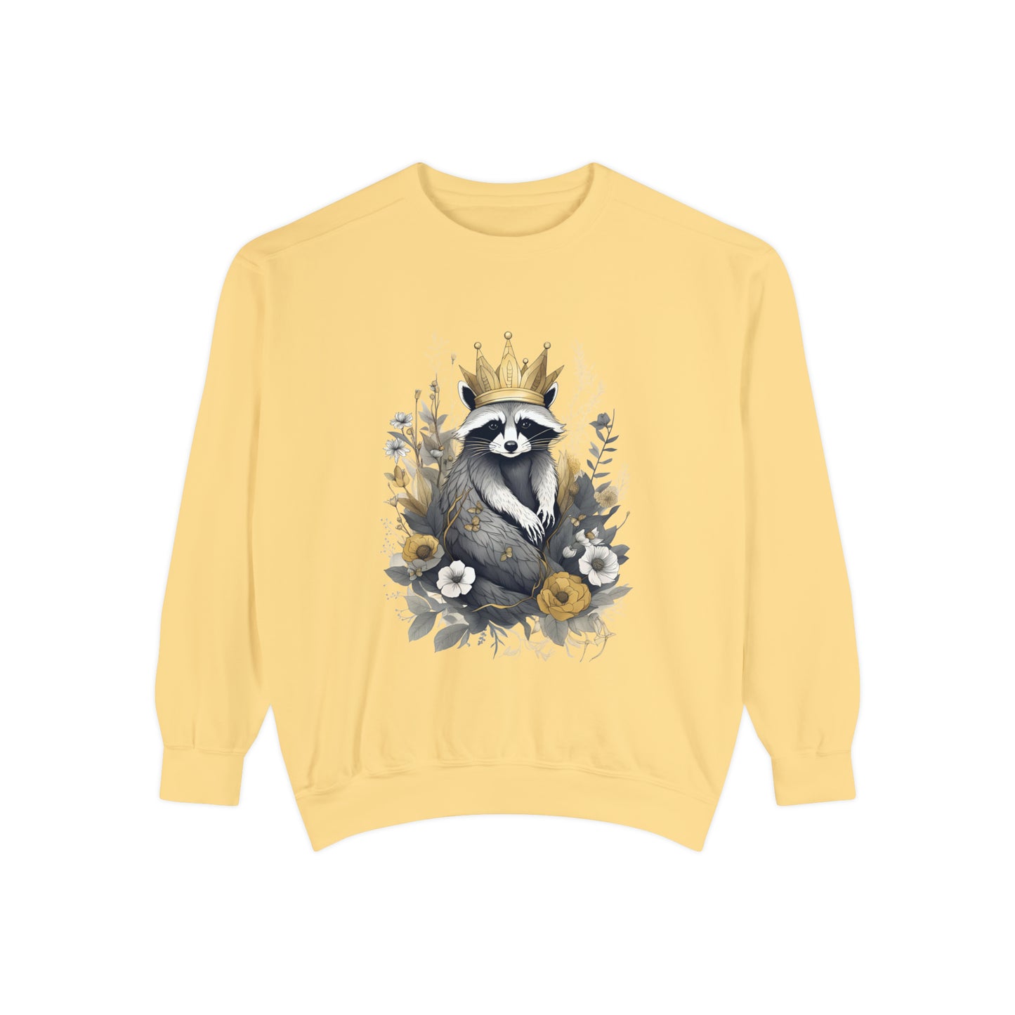 Royal Raccoon Unisex Garment-Dyed Sweatshirt