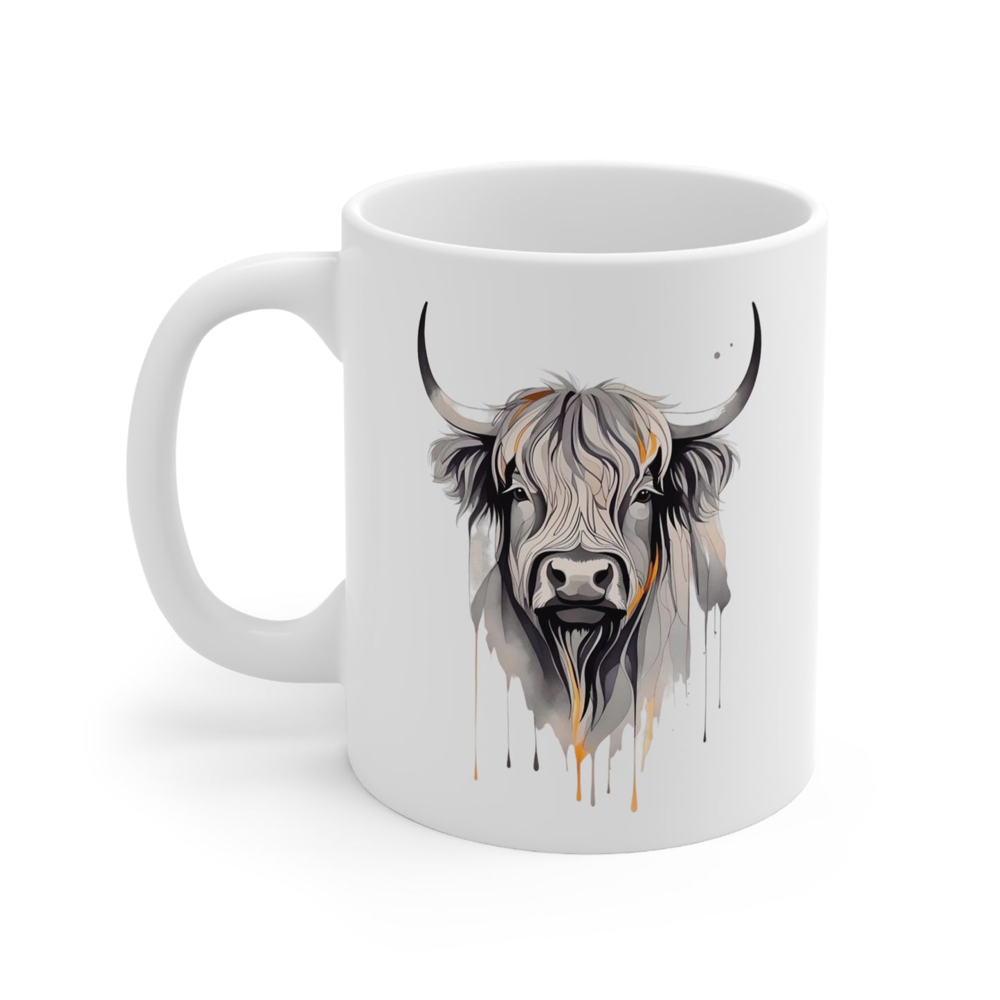 Highland Cow Ceramic Mug 11oz