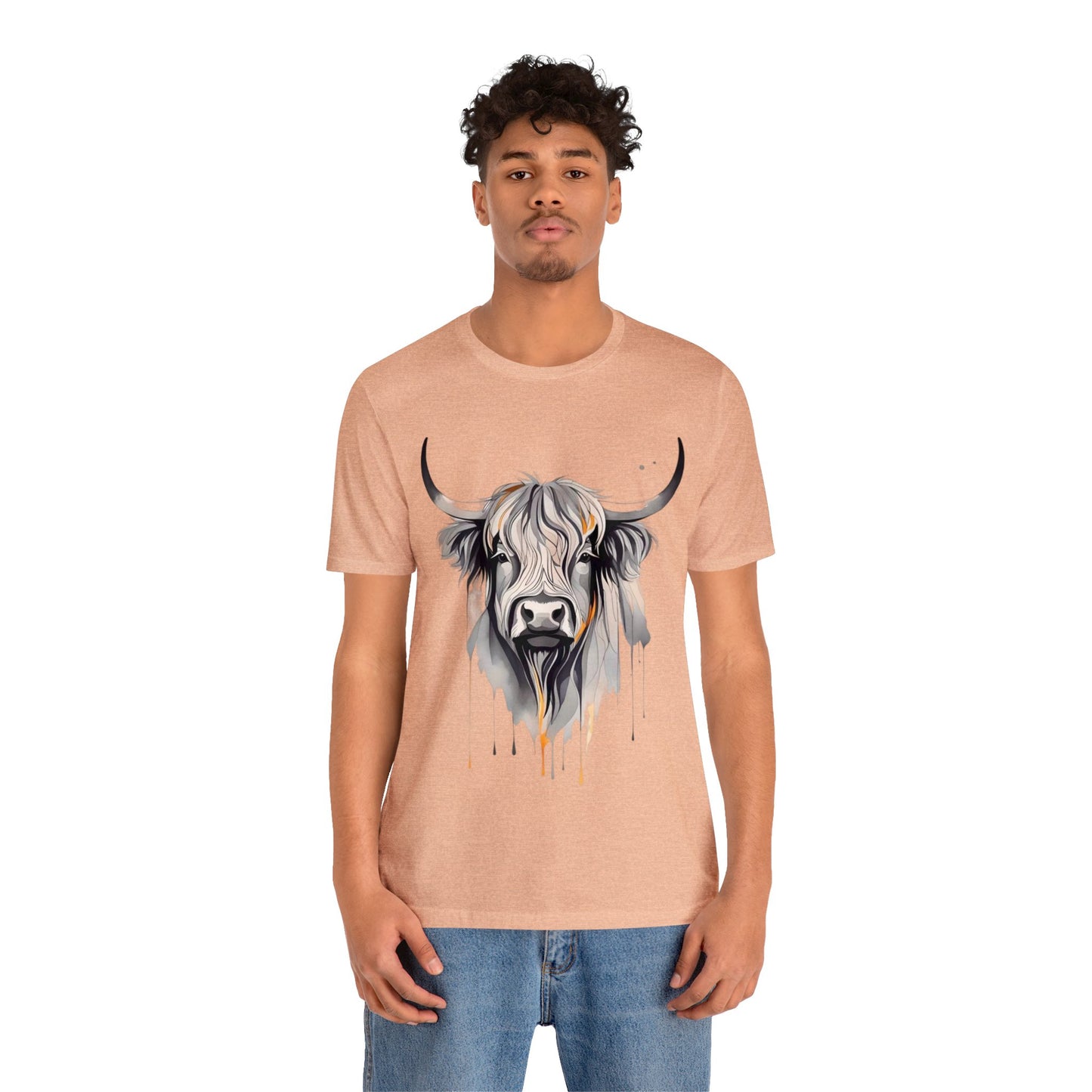 Highland Cow Unisex Jersey Short Sleeve Tee