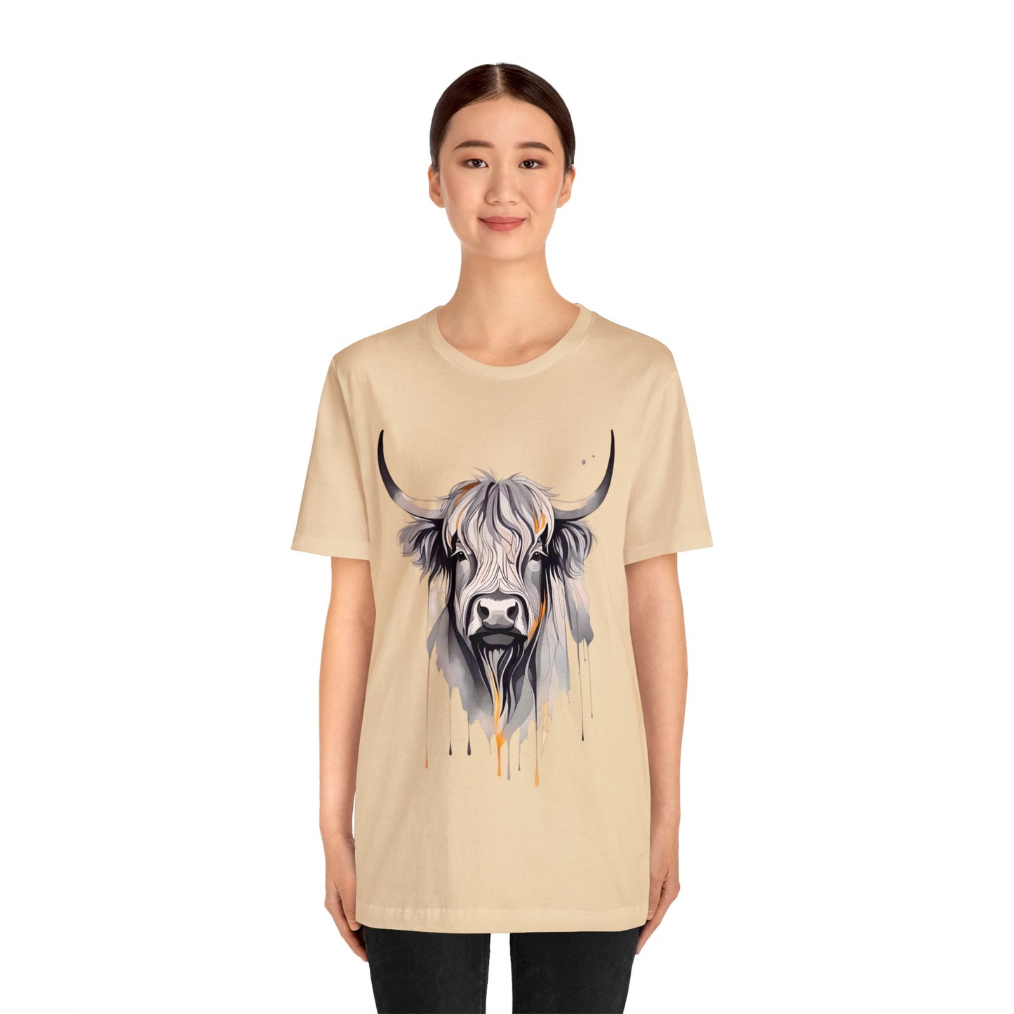 Highland Cow Unisex Jersey Short Sleeve Tee