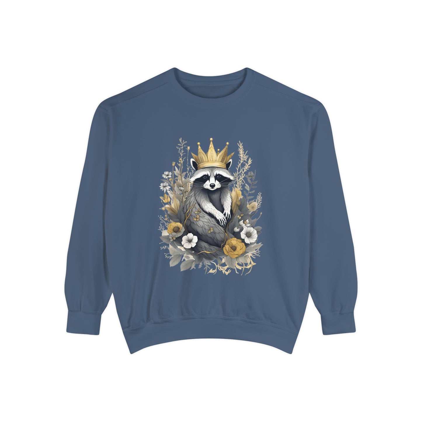 Royal Raccoon Unisex Garment-Dyed Sweatshirt