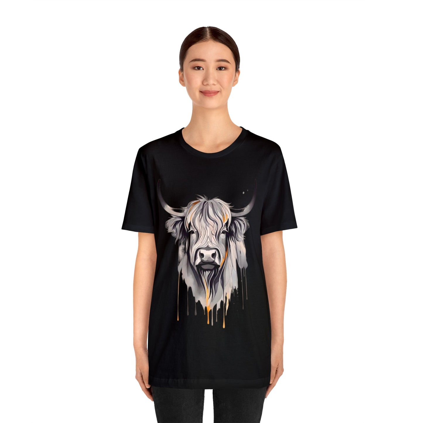 Highland Cow Unisex Jersey Short Sleeve Tee