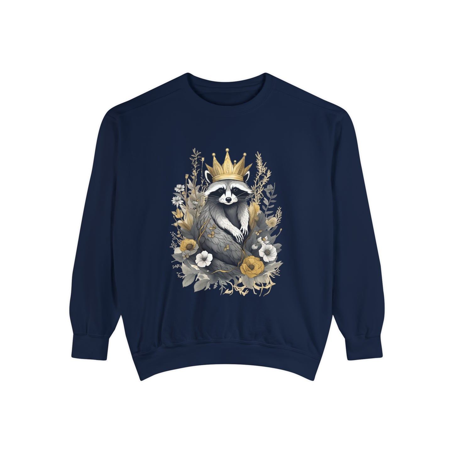 Royal Raccoon Unisex Garment-Dyed Sweatshirt