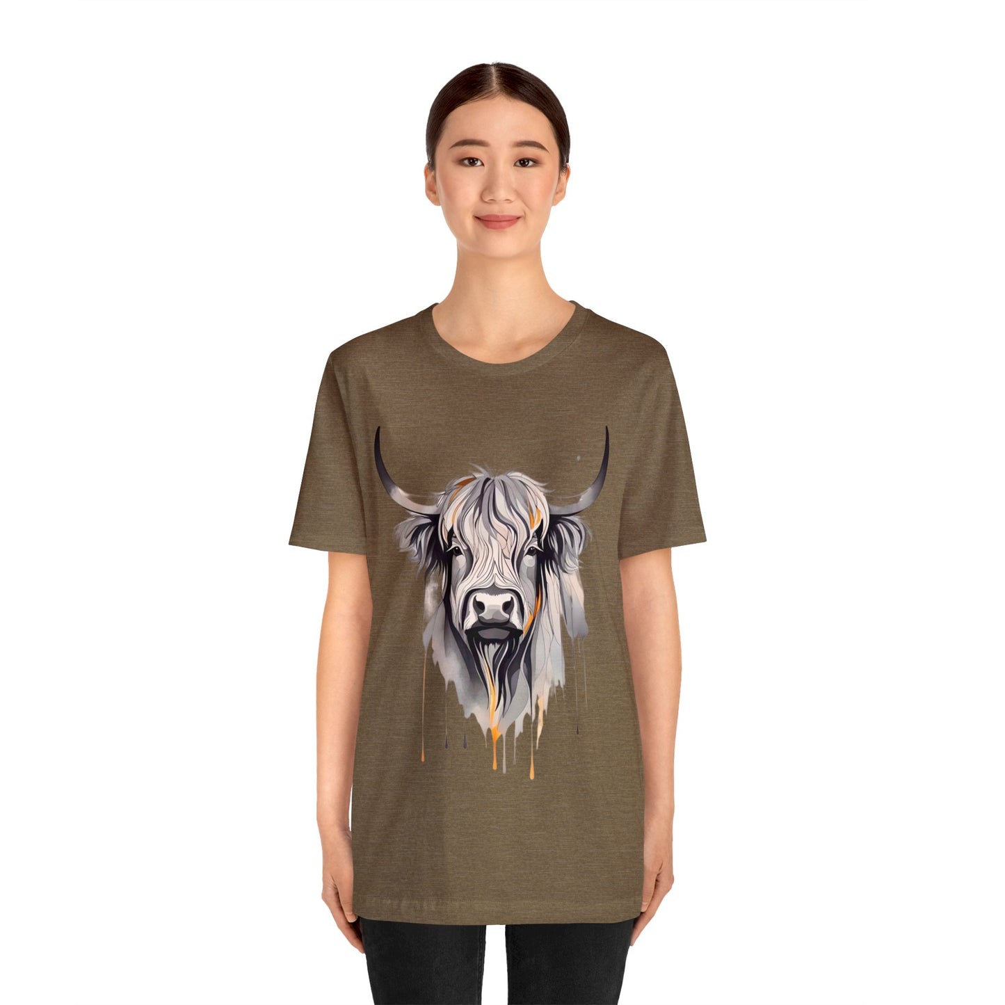 Highland Cow Unisex Jersey Short Sleeve Tee