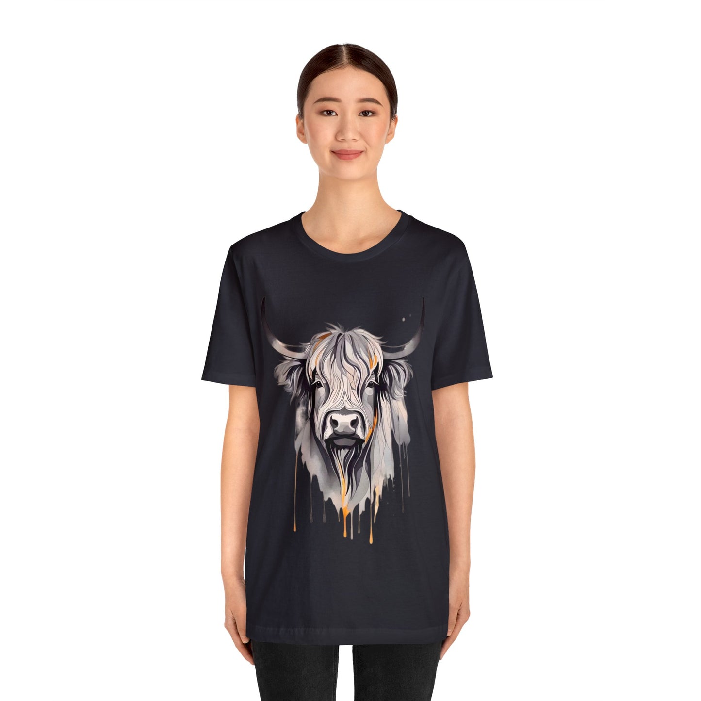 Highland Cow Unisex Jersey Short Sleeve Tee