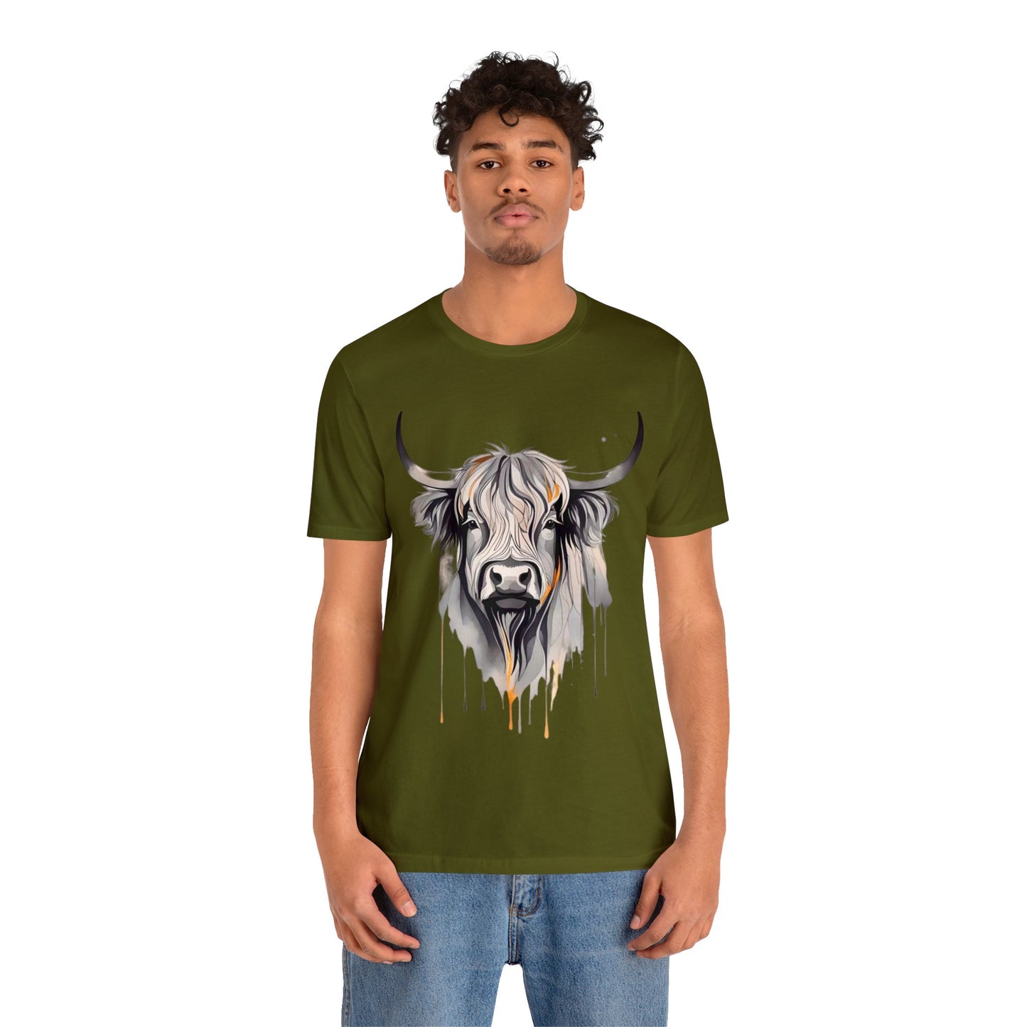 Highland Cow Unisex Jersey Short Sleeve Tee