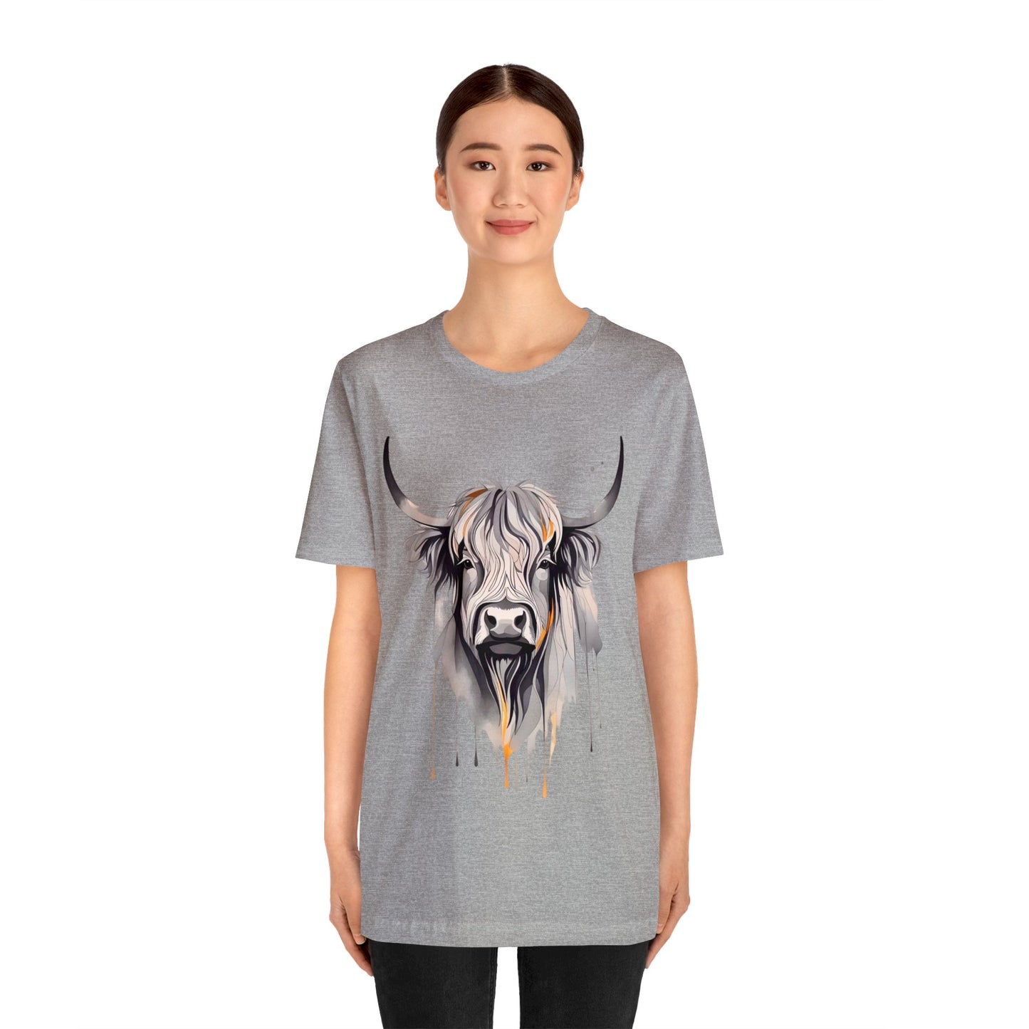 Highland Cow Unisex Jersey Short Sleeve Tee