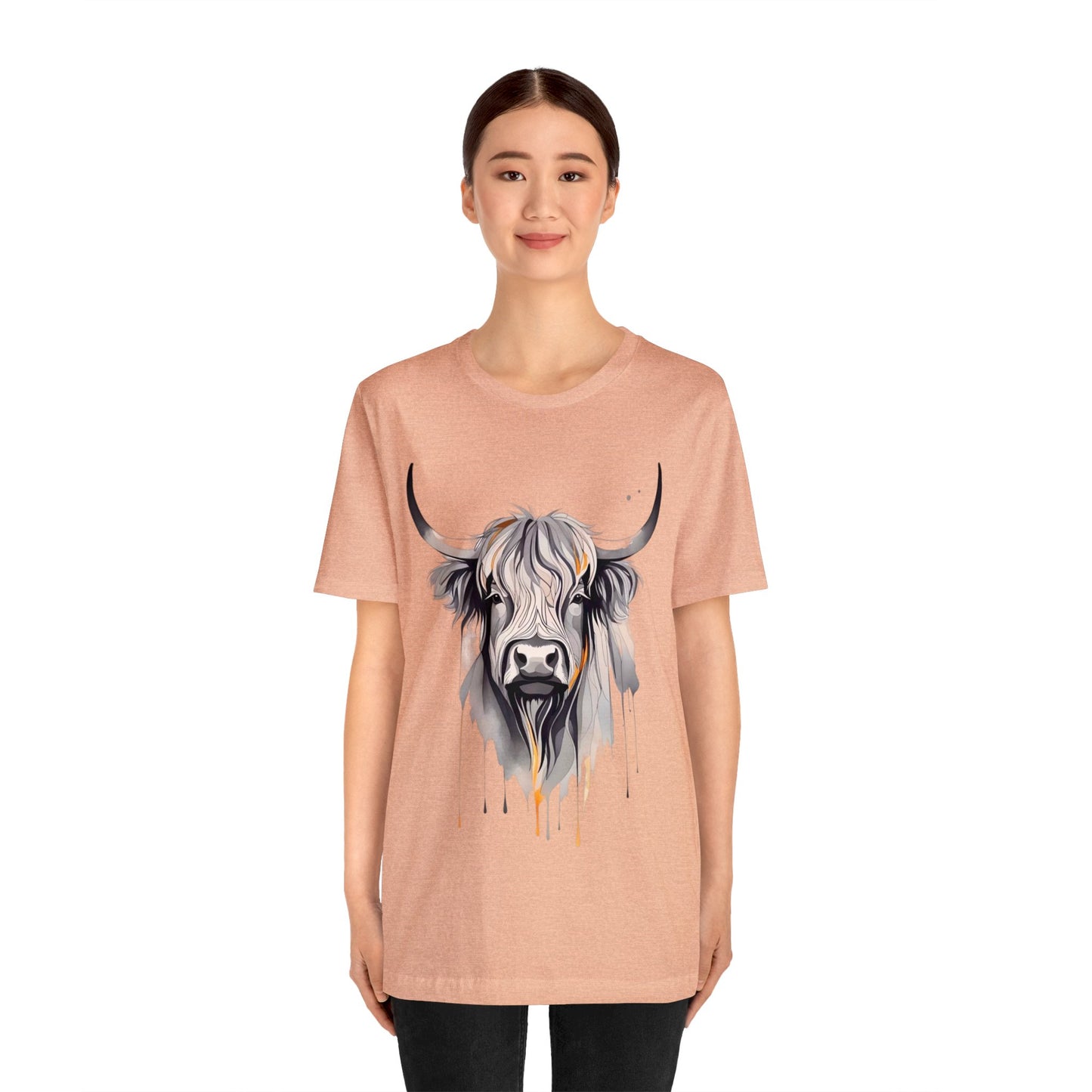 Highland Cow Unisex Jersey Short Sleeve Tee