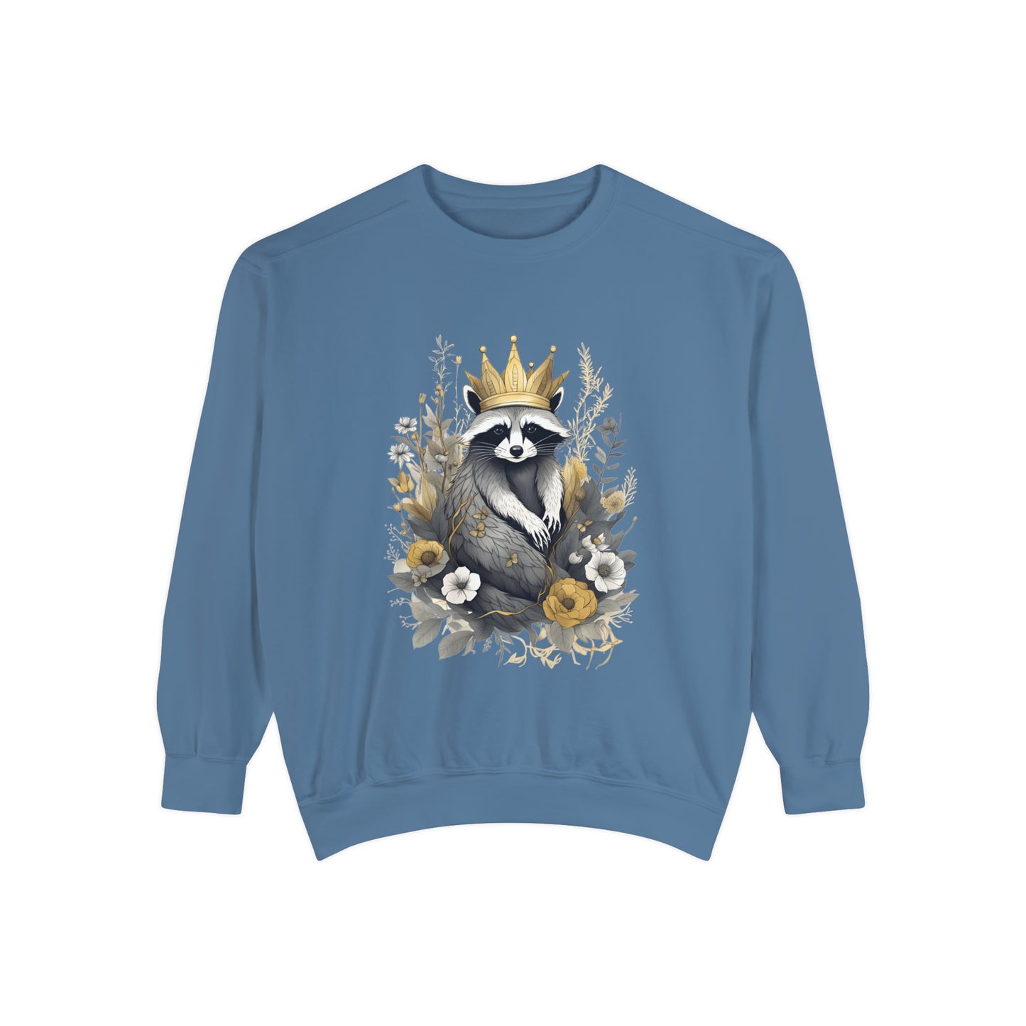 Royal Raccoon Unisex Garment-Dyed Sweatshirt