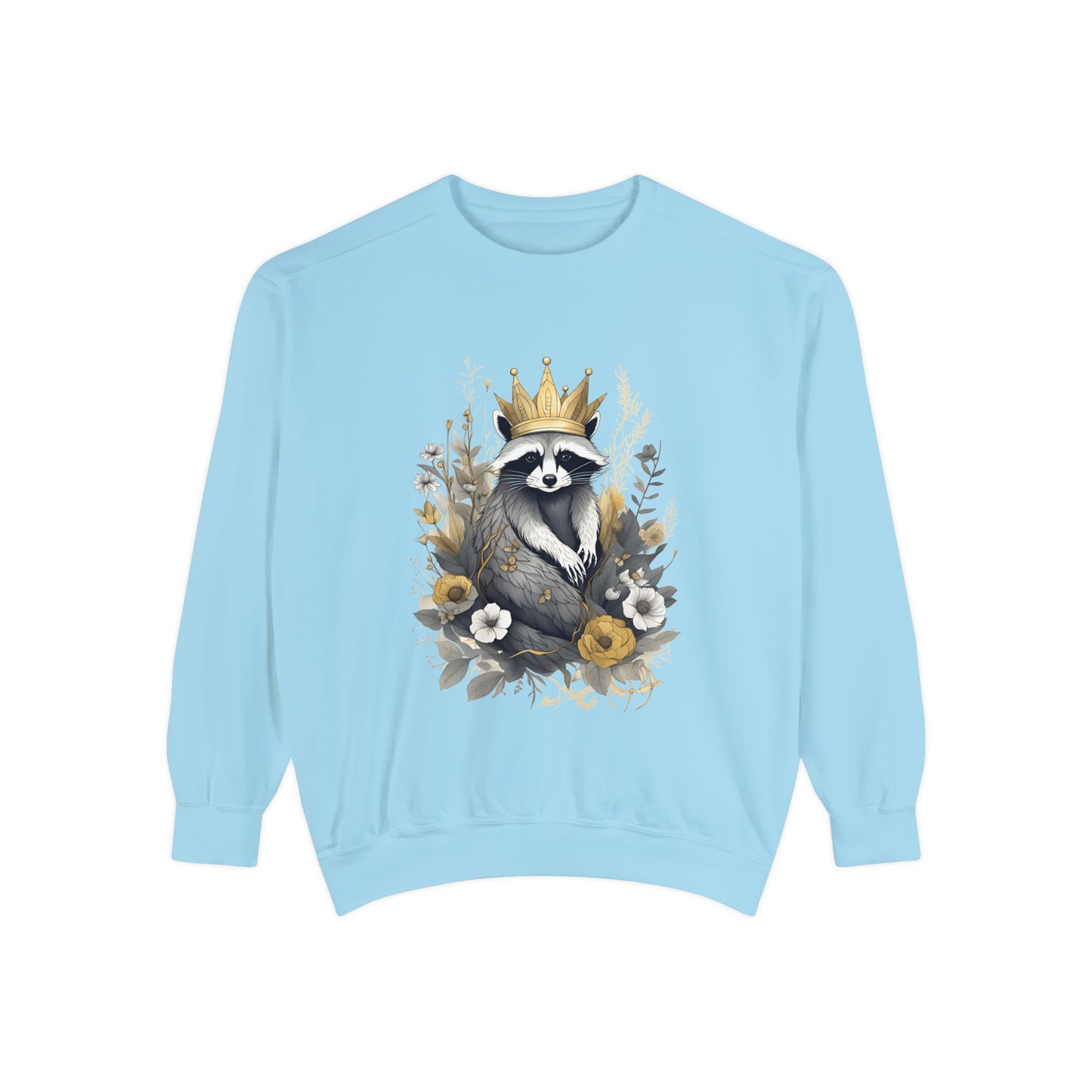 Royal Raccoon Unisex Garment-Dyed Sweatshirt