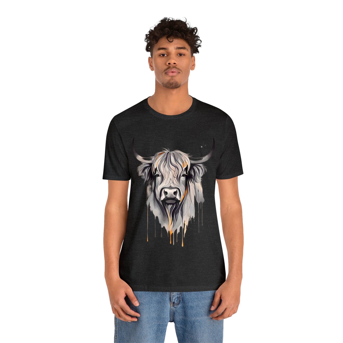 Highland Cow Unisex Jersey Short Sleeve Tee