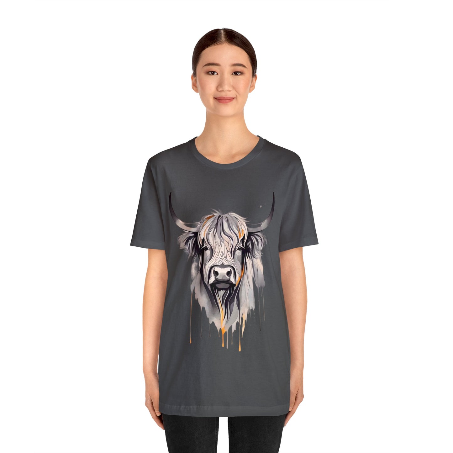 Highland Cow Unisex Jersey Short Sleeve Tee