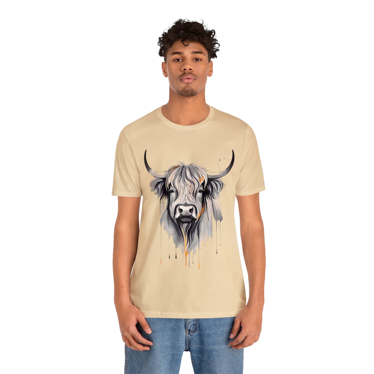 Highland Cow Unisex Jersey Short Sleeve Tee