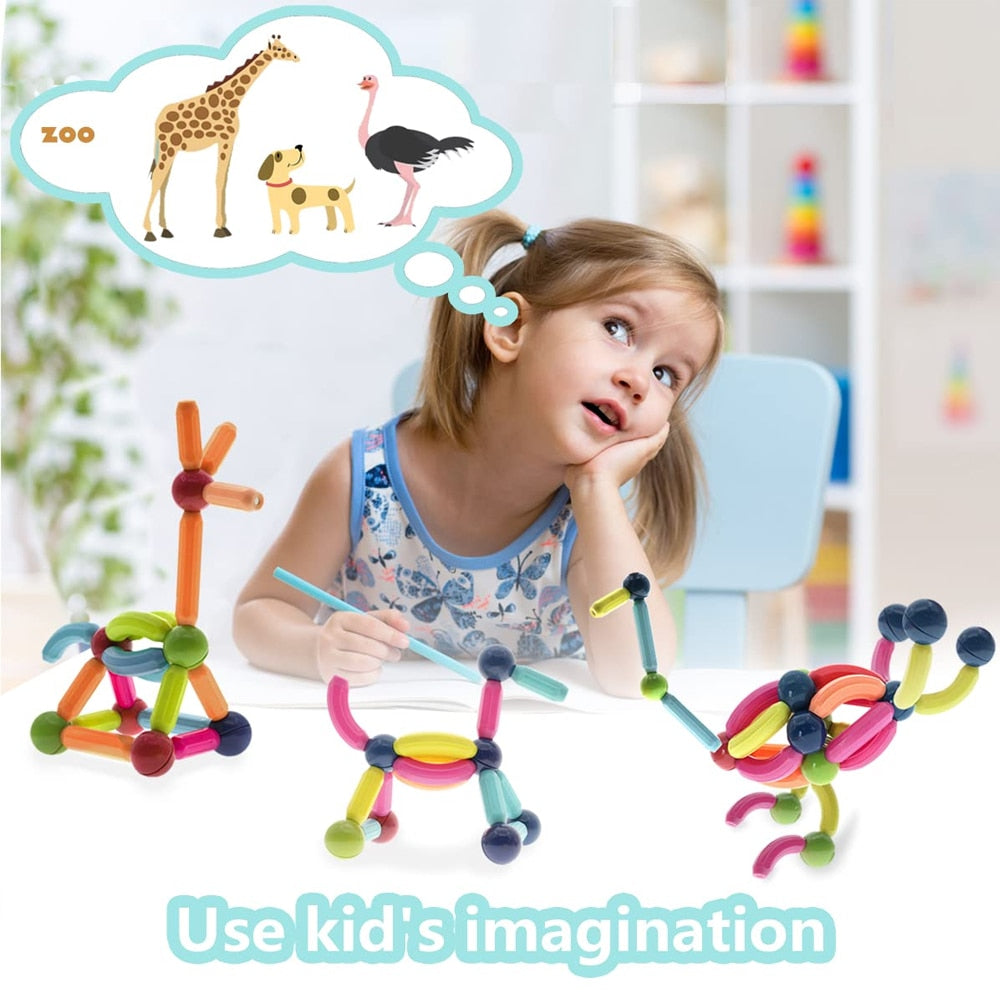 Magic Magnetic Building Blocks Toy