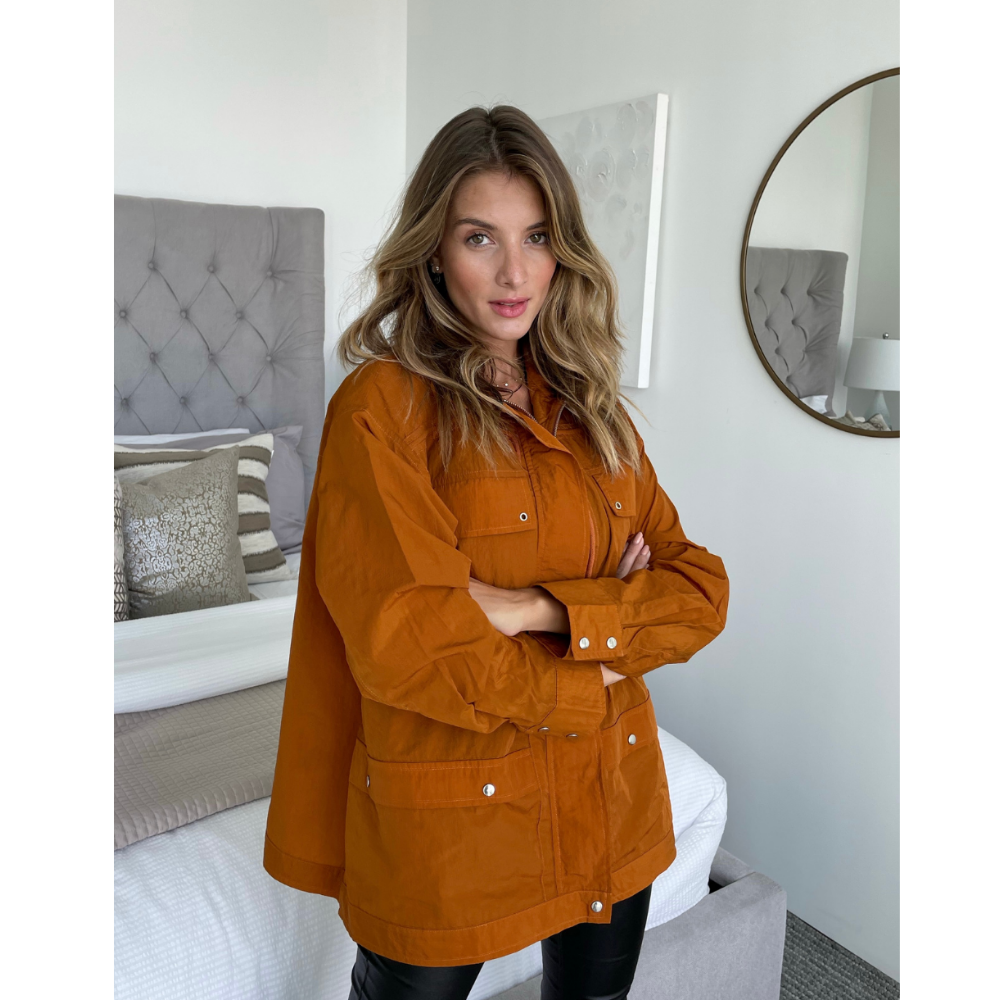 Rust Orange Lightweight Jacket