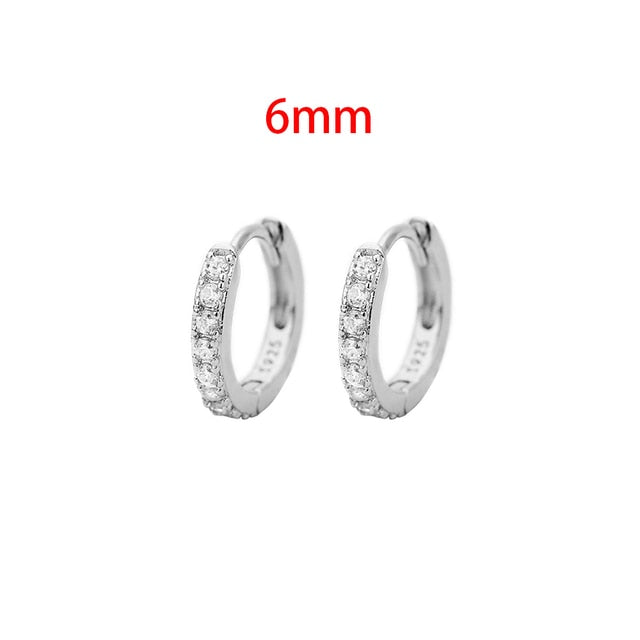 Stainless Steel Minimalist Huggie Hoop Earrings