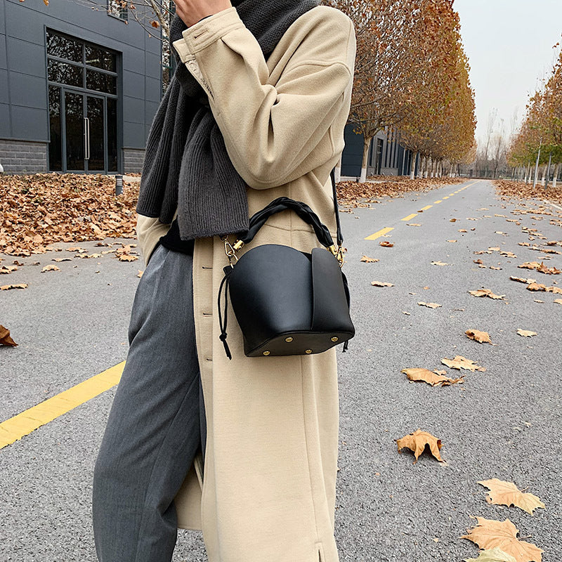 Retro Bucket Shoulder Bag