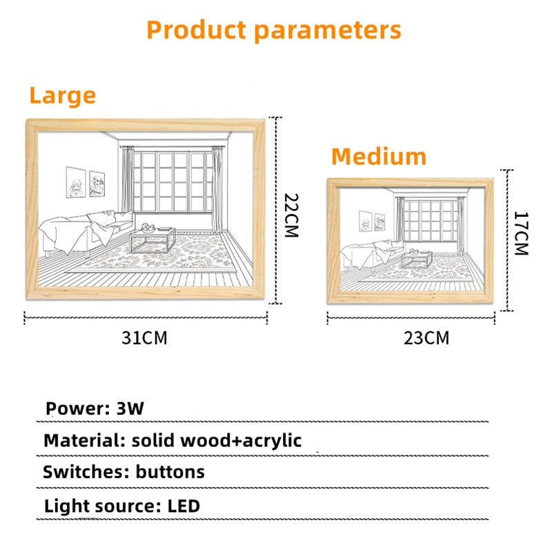 Modern Led Light Painting